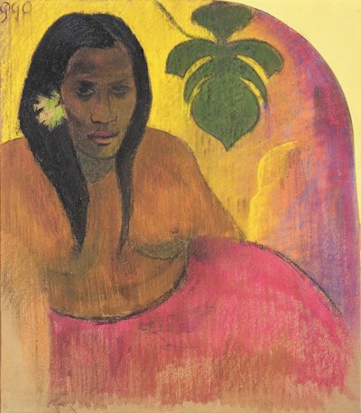 Mujer tahitiana, c.1894 de Paul Gauguin
